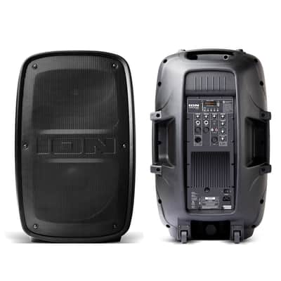 ION TOTAL PA PRO Complete Bluetooth USB PA System Pair with Stands, Mic & Remote image 1