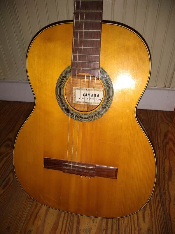 1961 Yamaha NO.60 Nippon Gakki Classical Guitar In Very Good Shape