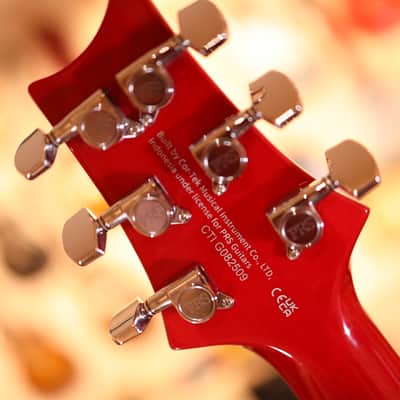 PRS SE Custom 24 - Charcoal Cherry Burst 2509 image 13