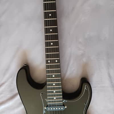 Stratocaster Style Electric Guitar, Custom Black on Black image 4