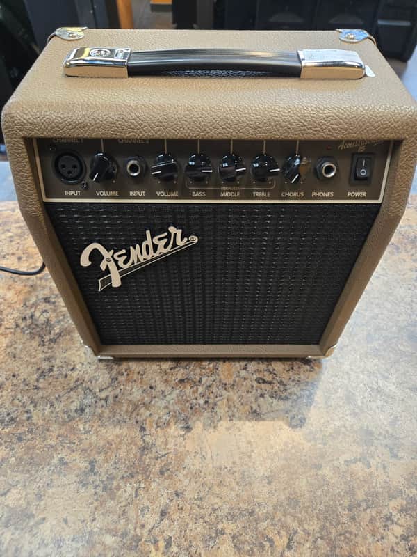 Fender Acoustasonic 15 2-Channel 15-Watt 1x6" Acoustic Guitar Amp 2013 - Present - Brown image 1