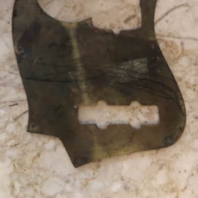 Vintage natural relic Fender or Schecter Jazz Bass Brass Mighty Mite Pickguard image 6