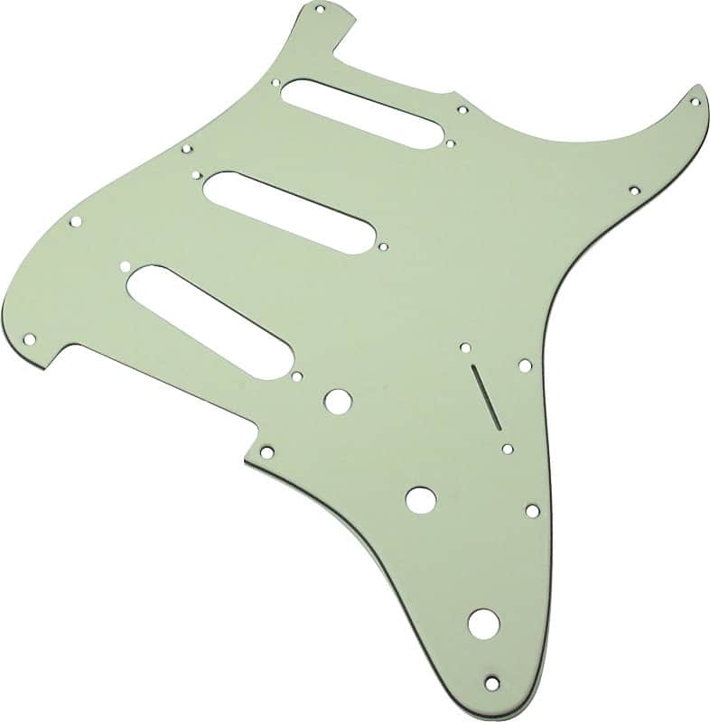 Fender Standard Strat 11 hole Pickguard Mint Green (0992144000) image 1