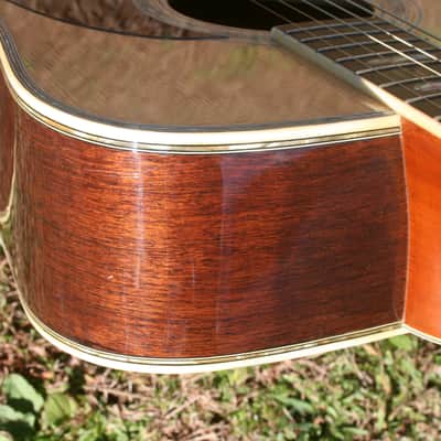 1975 Yairi YW-600 Dreadnought Guitar New Jacaranda Natural+Hard Case image 14