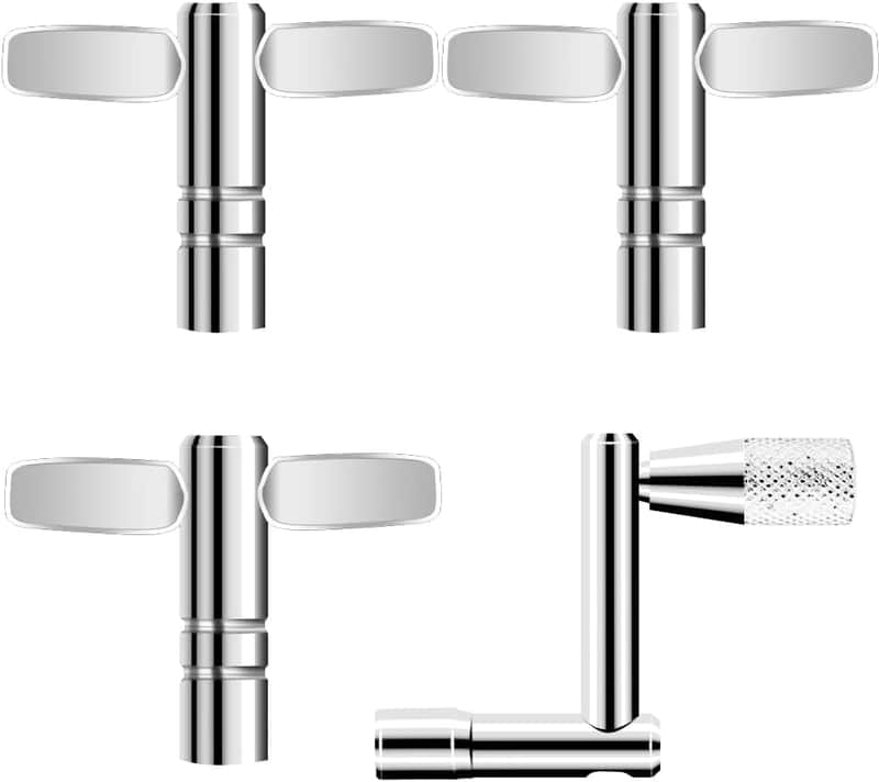 Drum Keys 3 Pack Universal Drum Tuning Key with Continuous Motion Speed Key image 1