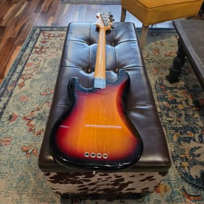 2008 Fender American Standard Precision Bass - 3-Tone Sunburst - w/Hardshell Case image 12