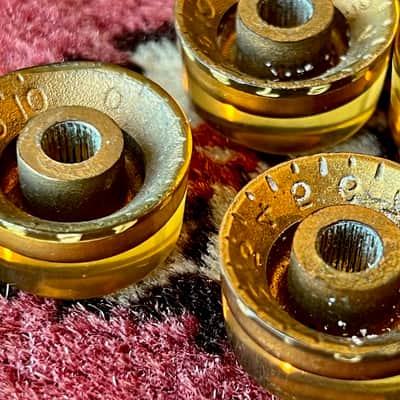 1953 1954 1955 Gibson Les Paul Speed Knobs barrel Gold Goldtop image 7