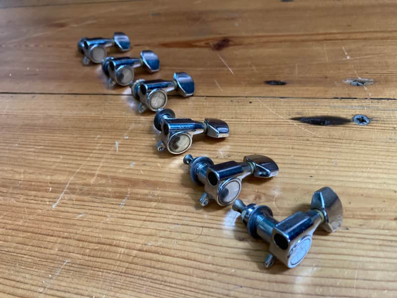 Fenix Young Chang Strat Stratocaster Guitar Original Tuners Machine Heads Korea image 1