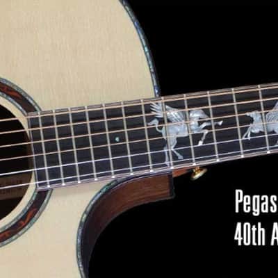 Crafter KPG-036 SR PREMIUM GA Acoustic Guitar Pegasus Inlay Top & Back Solid image 4