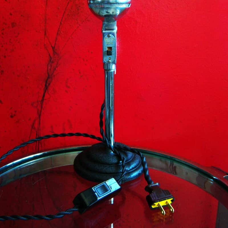 1940s Electro-Voice 950 Cardax Crystal Microphone Chrome