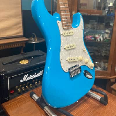 Fender Stratocaster 6.5 lbs. PC Miami Blue Roasted Maple Neck Fender 57/62 Pickups image 3