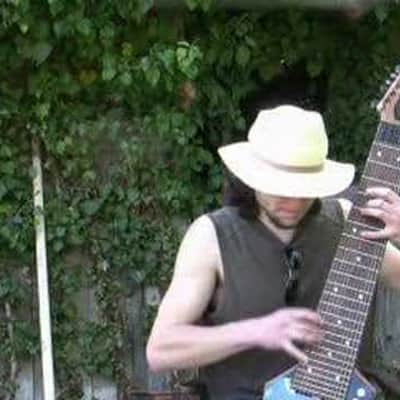 Megatar 12-string touch guitar with crossed Chapman Stick tuning image 5
