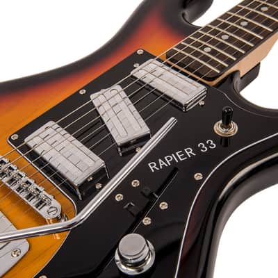 Rapier 33 Electric Guitar ~ 3 Tone Sunburst image 9