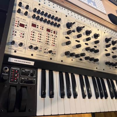 Oberheim TVS-Pro 2-Voice Synthesizer 2016 + 2 x Sub OSC mod + white cover image 5