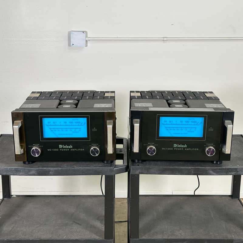 Used Mcintosh MC1000 Monoblock power amplifiers for Sale