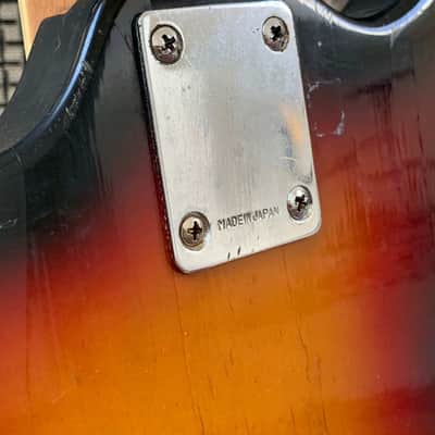 Teisco Mosrite/ Univox/Burns 1960's Made in Japan 1960s Sunburst image 7