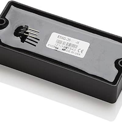 EMG 35DCX Active Dual Coil X-Series 4-String Electric Bass Pickup, Black image 2