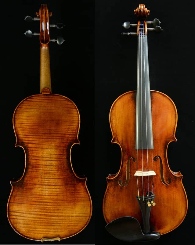 1-PC Back Violin Stradivari 1716 Messiah Violin Master Work W-068