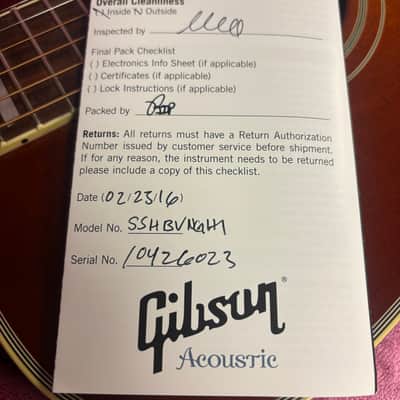 2016 Gibson Hummingbird Vintage Heritage Cherry Burst TV image 23