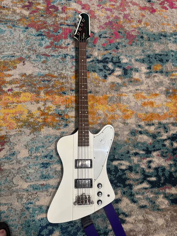 Epiphone, Custom Shop Thunderbird 2000's - Alpine White image 1