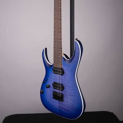 Ibanez RGA42FML-BLF Electric Guitar - Blue Lagoon Burst Flat image 5