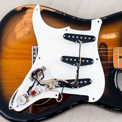 1999 Fender American Vintage ‘57 Stratocaster Sunburst, 100% Original w/ Case image 20