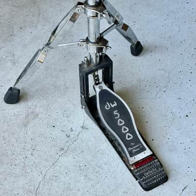 DW DWCP5500TD 5000 Series Delta II Heavy Duty Double-Braced Rotating 2-Leg Hi-Hat Stand 2020s - Chrome image 1
