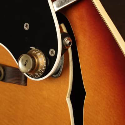 1965 Epiphone A412 Triumph Sunburst with wide nut width image 9