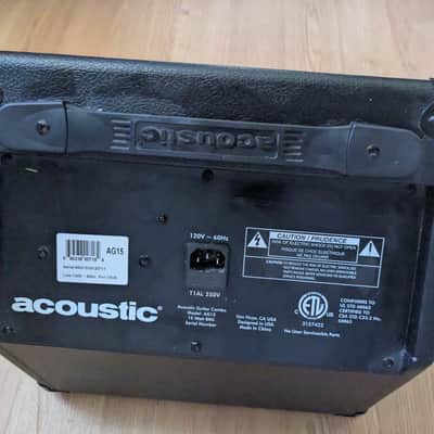 Acoustic AG15 Acoustic-Electric Amp image 2