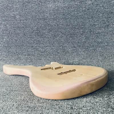 Unfinished P/J Bass Body in Natural Wood for Right Hand Build image 7