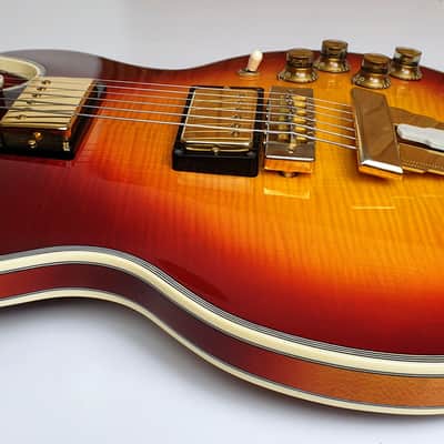 Greco LS-120 1988 - Cherry Sunburst- Gibson L-5S copy. MIJ image 9