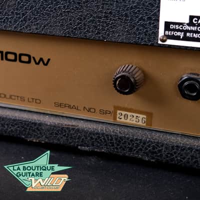 Marshall JTM SUPER PA 100 BLACK FLAG 1967 image 7