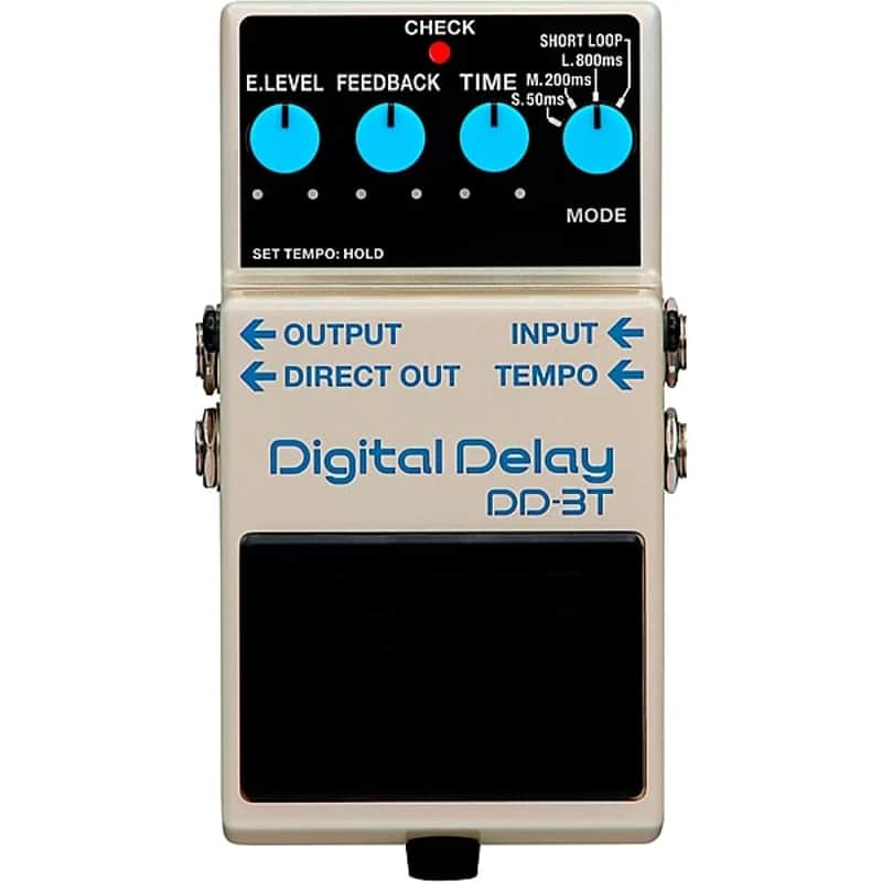 BOSS  DD-3T Digital Delay Effects Pedal 2024 - Beige image 1
