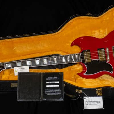 Gibson SG Custom Lefty M2 Measure 2024 - Cardinal Red image 2
