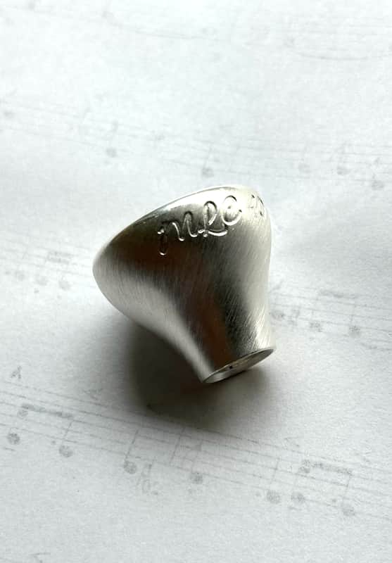AR Resonance MLC 40 Trumpet Mouthpiece Top - Silver image 1