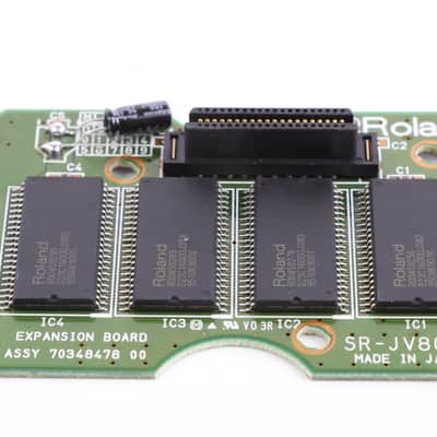 Repaired Roland SR-JV80-05 WORLD Expansion Board Capacitor replaced image 2