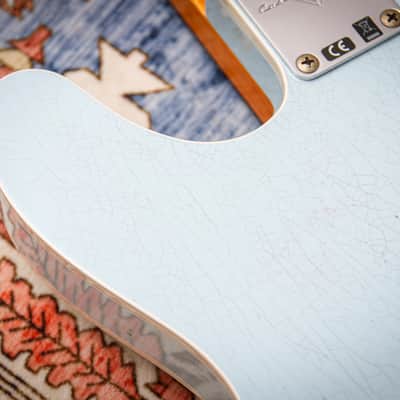 FENDER USA Custom Shop 60's Flamethrower Telecaster Custom Jrny Relic "Sonic Blue" (2025) image 21