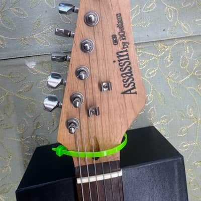 Assassin Stratocaster style electric guitar. - Blue Sparkle. image 2