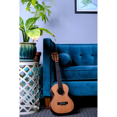 Kala KA-ASCP-T Solid Cedar Top Pau Ferro Tenor Ukulele – Satin Finish image 7