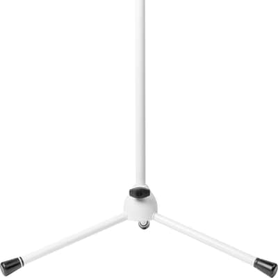 Shure by Gator SH-TRIPODSTANDTBM Tripod Boom Microphone Stand, White image 4