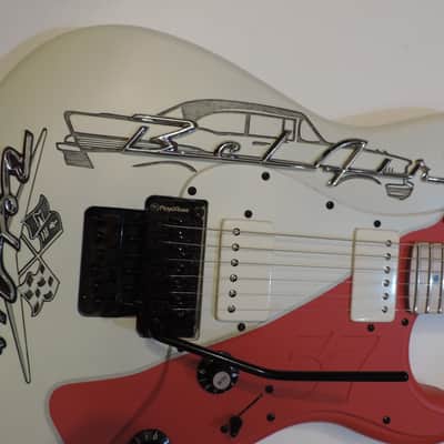 DDCC USA CUSTOMS STRATOCASTER 57 CHEVY BEL AIR CUSTOM HH FLOYD ROSE STRAT GUITAR image 3