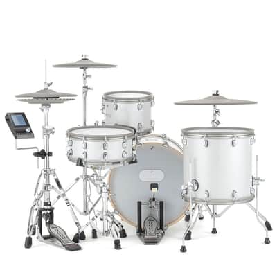 EFNOTE EFNOTE7 4-Piece Acoustic Designed Electronic Drum Set - White Sparkle image 1