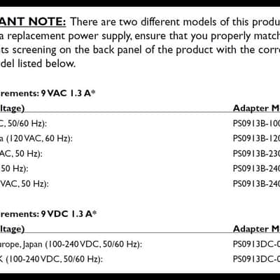 DigiTech PS0913B-120-B 9V Power Supply 2000s / B-Stock image 12