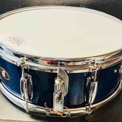 Slingerland 14x5” Hollywood Ace Snare Drum 1962 - Blue Sparkle image 3