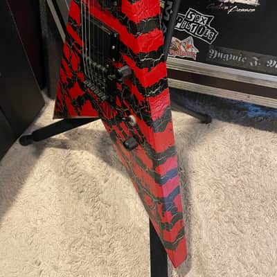 Edwards Kerry King KKV crackle Slayer Japan 90s by ESP with semi hardcase image 5