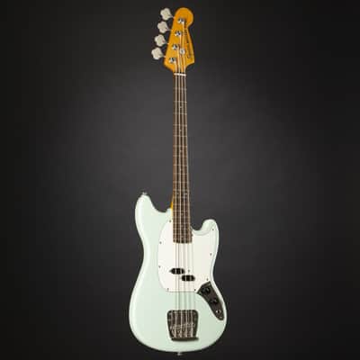 Squier Classic Vibe '60s Mustang Bass IL Surf Green - 4-String Electric Bass image 9