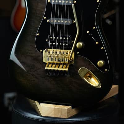 1984-1987 Fender Stratocaster STR-75M, Made in Japan - Black Burst /  Hotrod SS & Dragster H / Pro Setup image 3