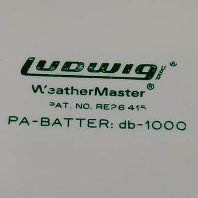 Ludwig Silver-Dot Weather Master 18" Floor Tom Drum Head PA-Batter db1000 70s US image 2