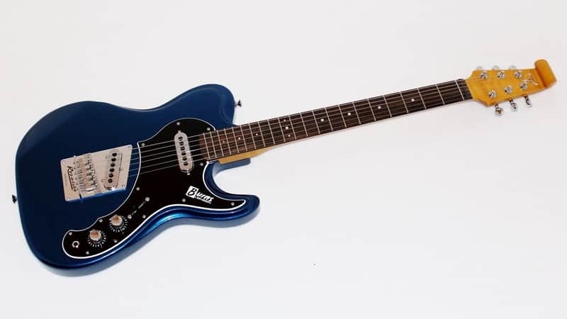 Burns of London BL-1600-MBL Custom Elite Sonic Electric Guitar w