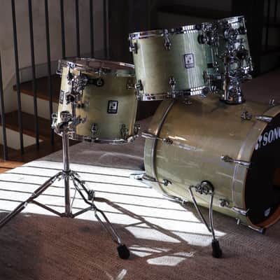 Sonor S Class Pro (Vertical Grain German Made) 2000's - Aqua Green image 8